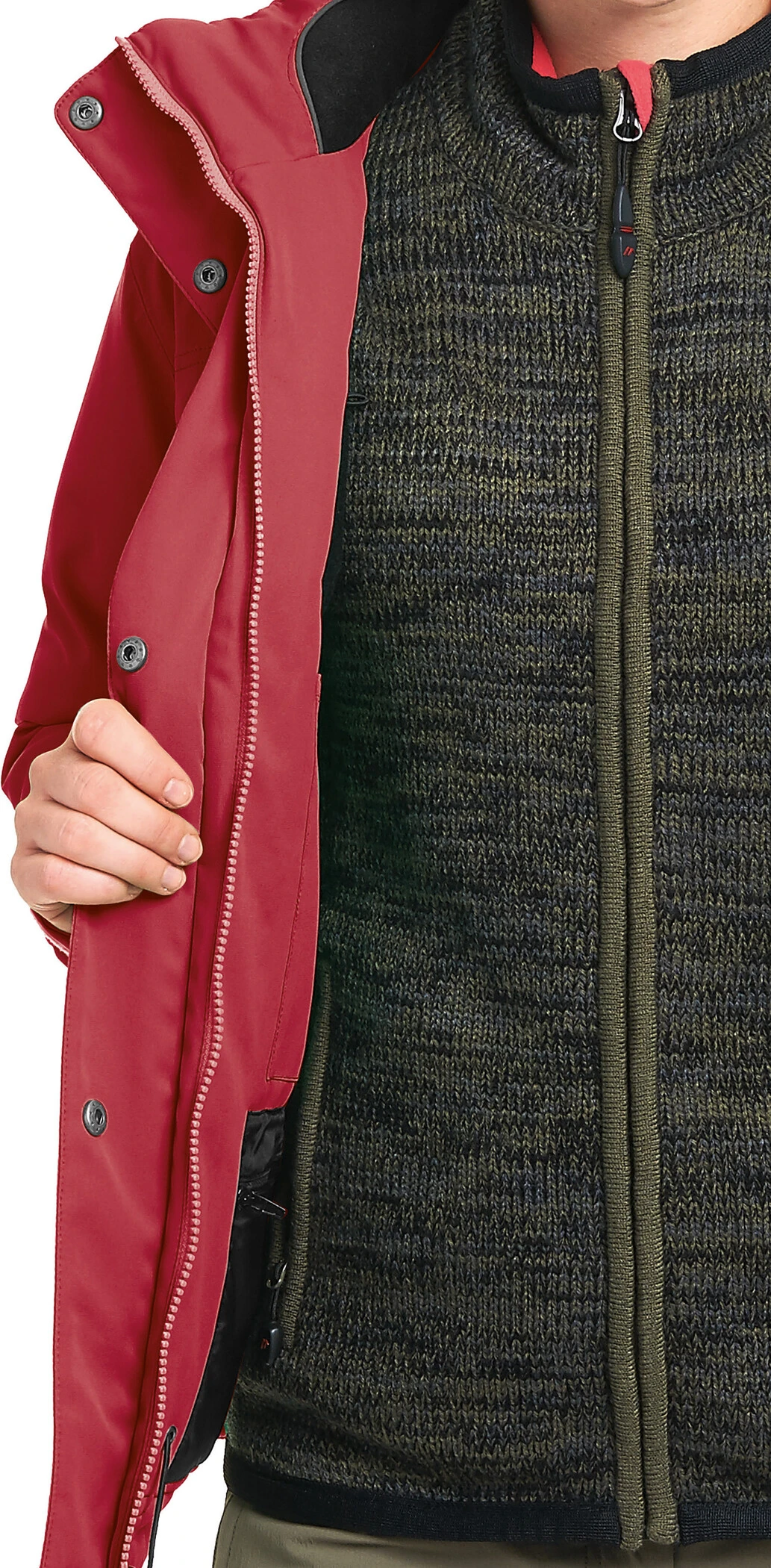 Maier Sports Lisbon Jacket Women, Rood 7 Maier Sports Lisbon Jacket Women, Rood - Afbeelding 5