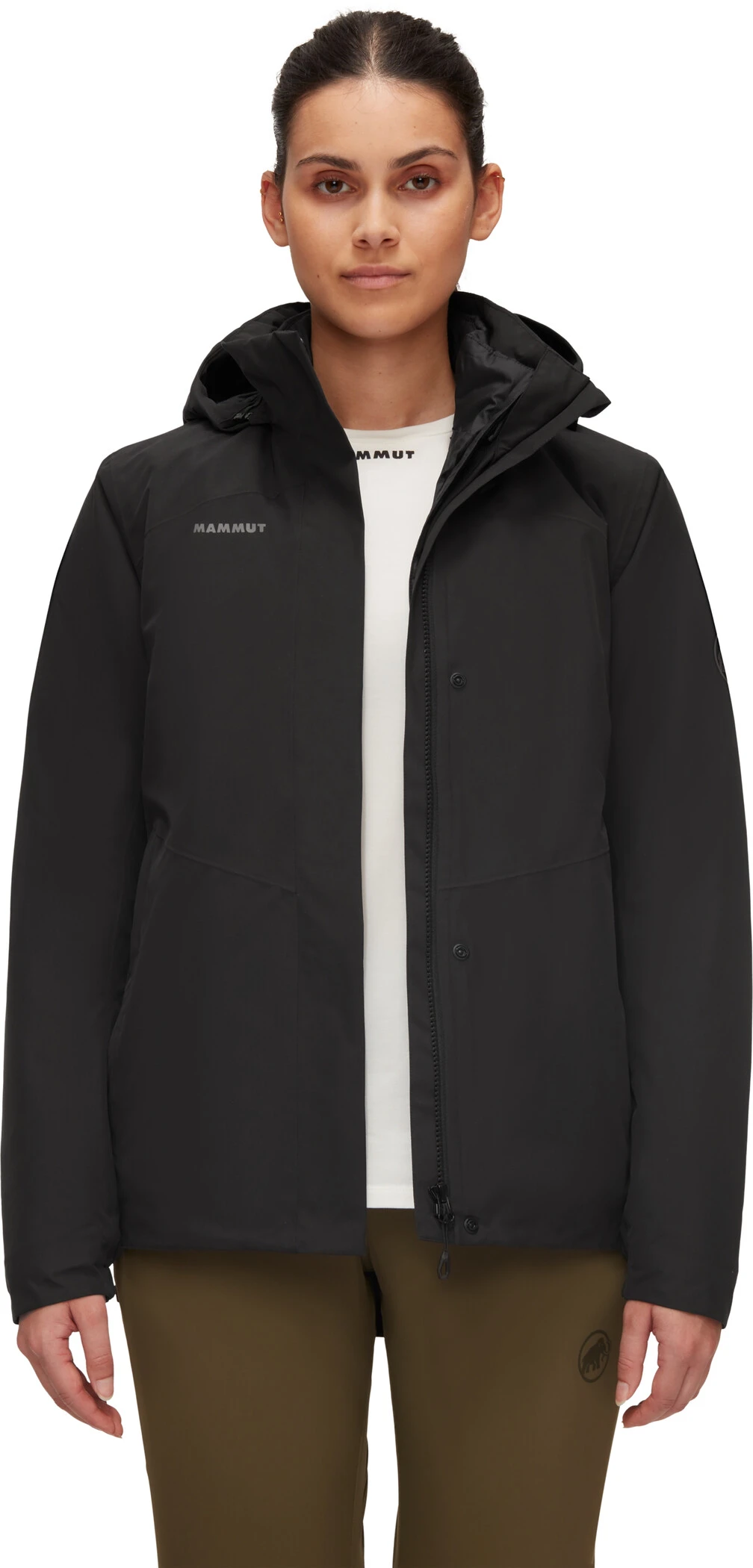 Mammut Trovat 3 In 1 HS Hooded Jacket Women, Zwart 5 Mammut Trovat 3 In 1 HS Hooded Jacket Women, Zwart - Afbeelding 3