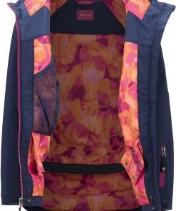 Marmot Refuge Jacket Girls, Blauw/roze -TROLLKIDS Shop marmot refuge jacket girls arctic navy 4