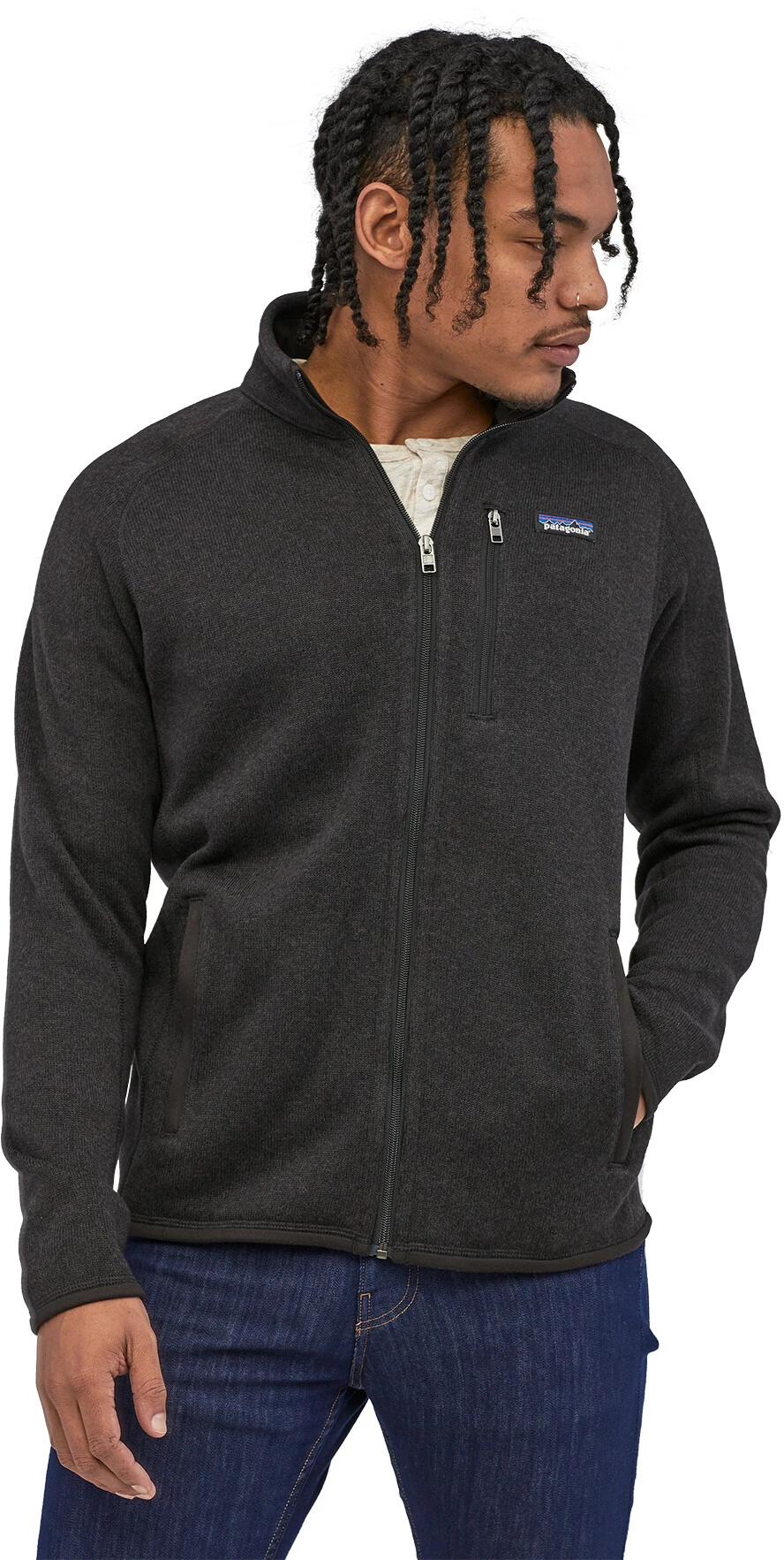 Patagonia Better Sweater Jas Heren, Blauw 4 Patagonia Better Sweater Jas Heren, Blauw - Afbeelding 2