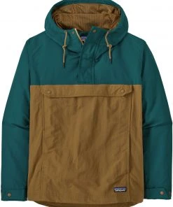 Patagonia Isthmus Anorak Men, Olijf/bruin