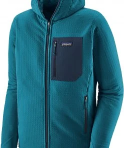 Patagonia R2 TechFace Capuchon Jas Heren, Zwart