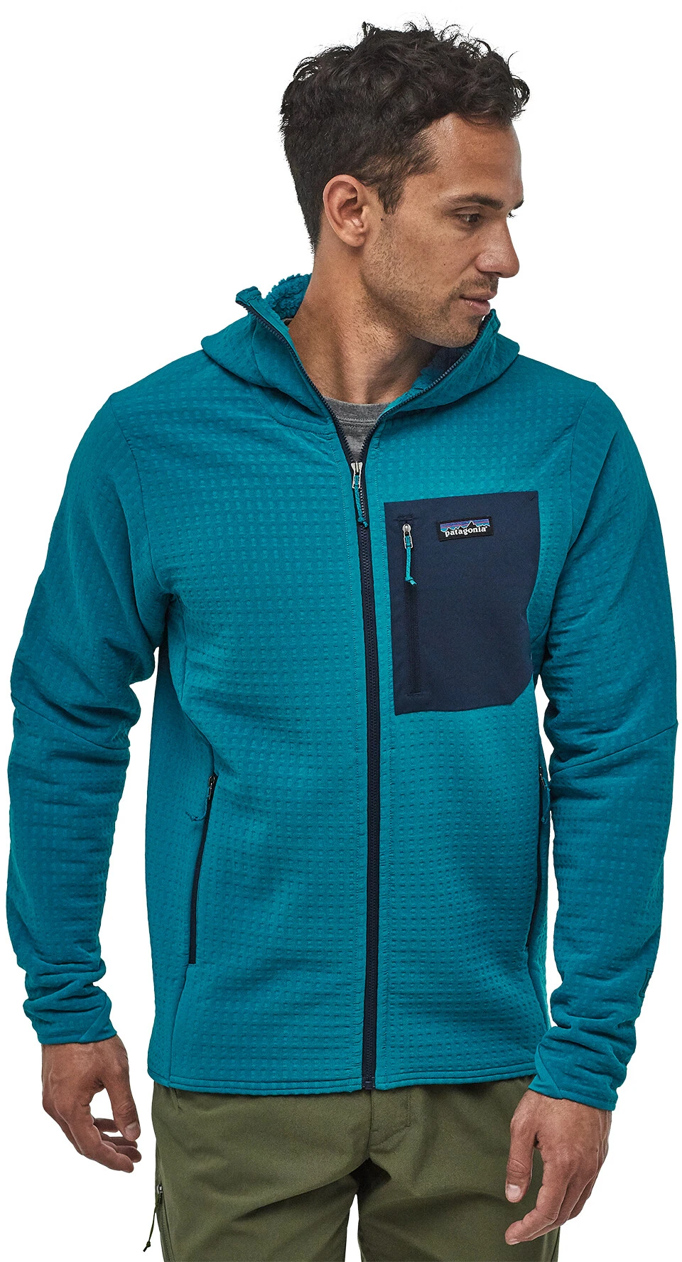 Patagonia R2 TechFace Capuchon Jas Heren, Zwart 4 Patagonia R2 TechFace Capuchon Jas Heren, Zwart - Afbeelding 2