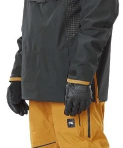 Picture Anton Jacket Men, Zwart -TROLLKIDS Shop picture anton jacket men black ripstop 12