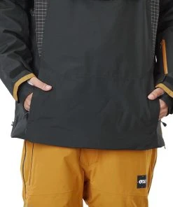 Picture Anton Jacket Men, Zwart -TROLLKIDS Shop picture anton jacket men black ripstop 4