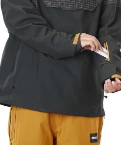 Picture Anton Jacket Men, Zwart -TROLLKIDS Shop picture anton jacket men black ripstop 5