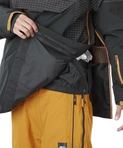 Picture Anton Jacket Men, Zwart -TROLLKIDS Shop picture anton jacket men black ripstop 9