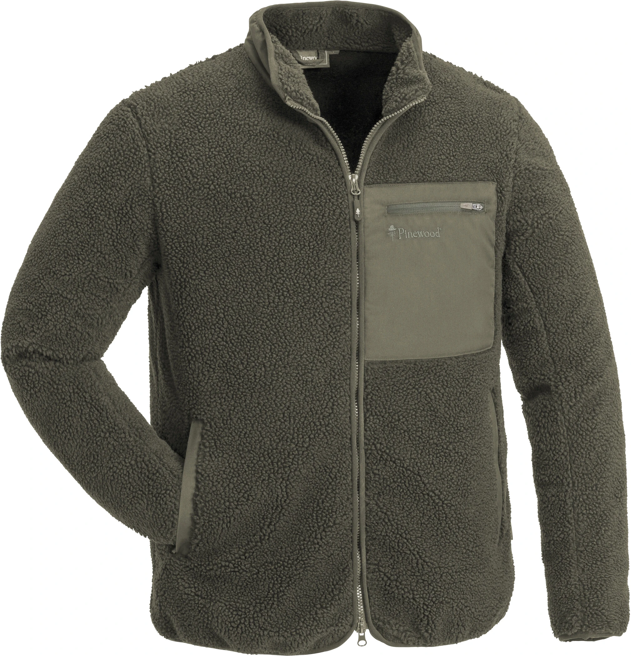 Pinewood Pile Jacket Men, Groen 3 Pinewood Pile Jacket Men, Groen