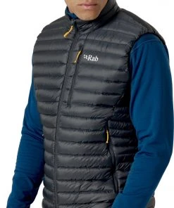 Rab Microlight Vest Men, Zwart -TROLLKIDS Shop rab microlight vest men beluga 3