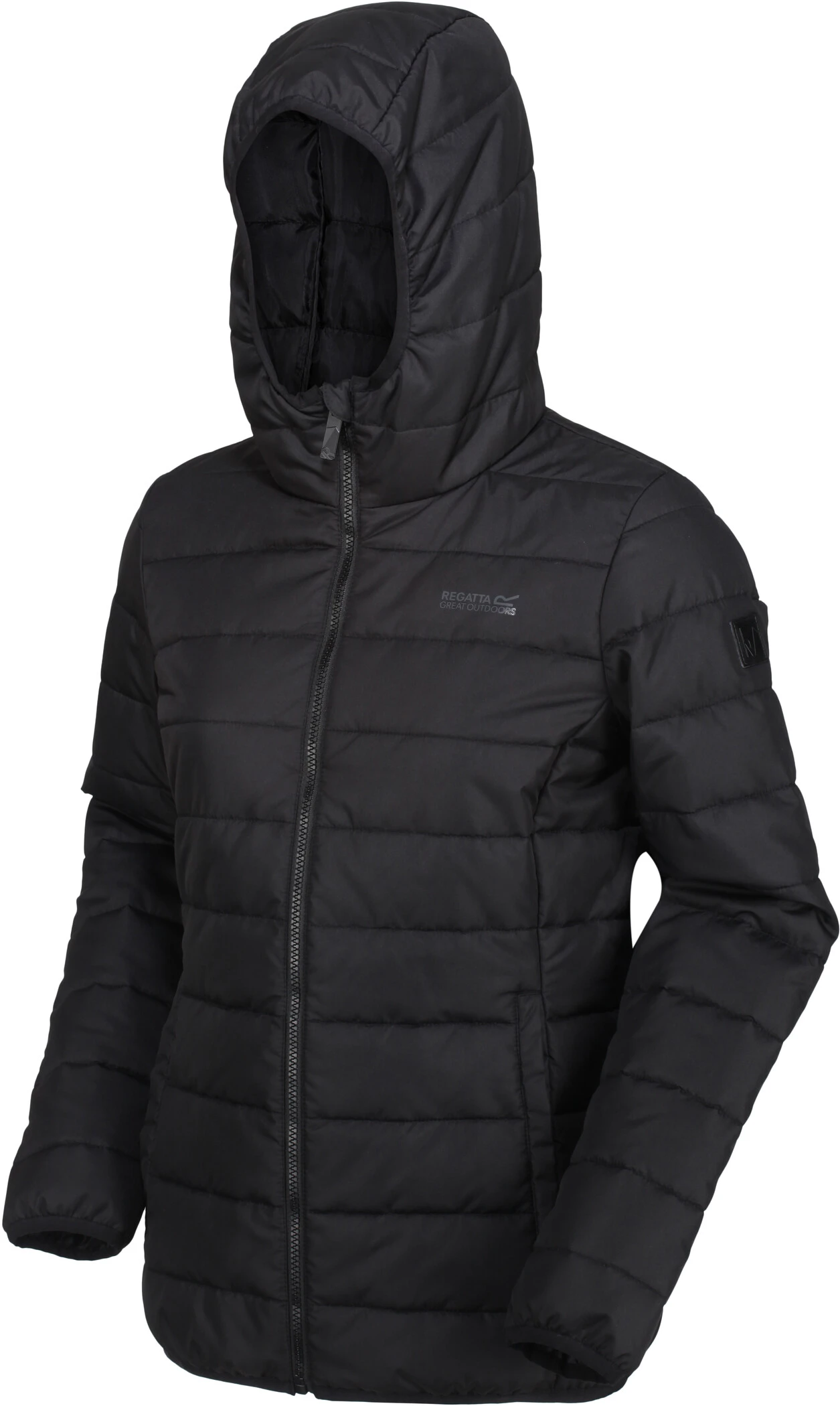 Regatta Helfa Gewatteerde Jas Dames, Zwart 5 Regatta Helfa Gewatteerde Jas Dames, Zwart - Afbeelding 3