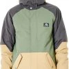Rip Curl Notch Up Snow Jacket Men, Olijf/beige -TROLLKIDS Shop rip curl notch up snow jacket men dark olive 1