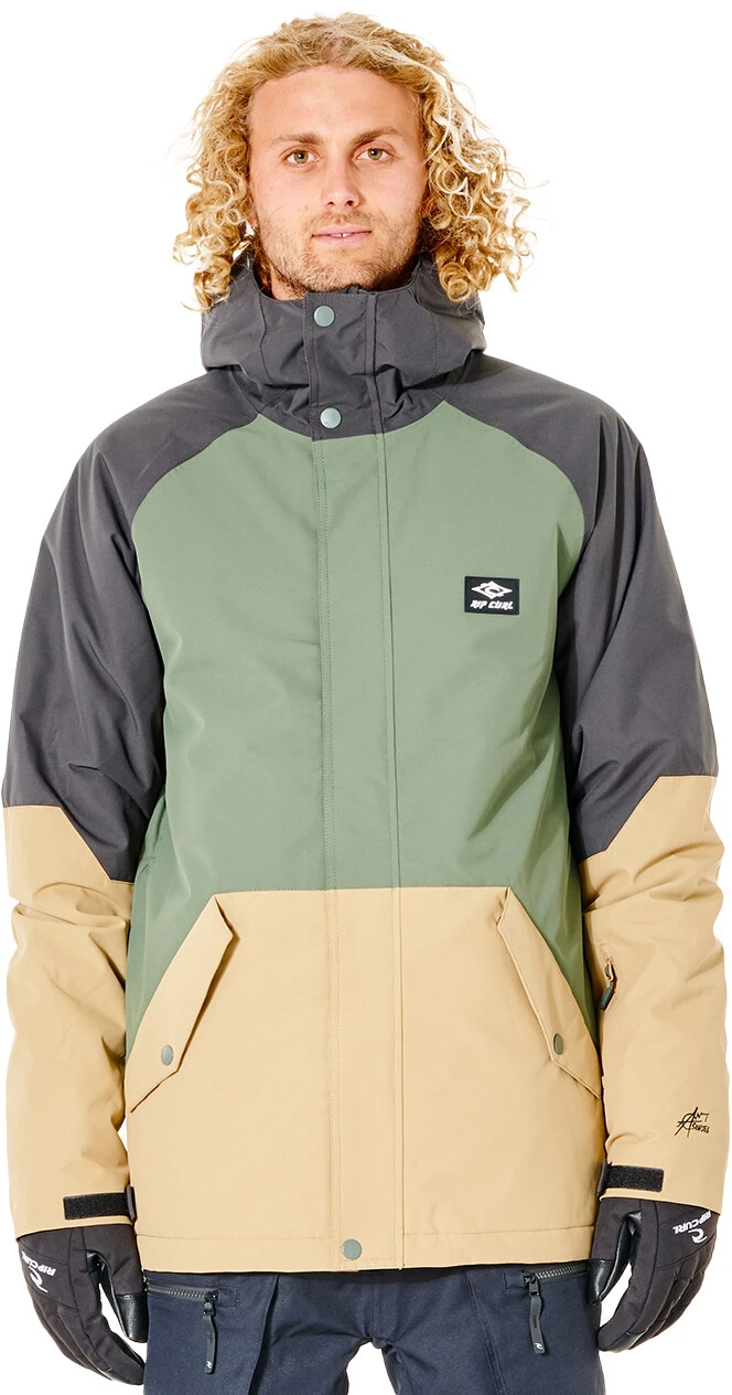 Rip Curl Notch Up Snow Jacket Men, Olijf/beige 3 Rip Curl Notch Up Snow Jacket Men, Olijf/beige