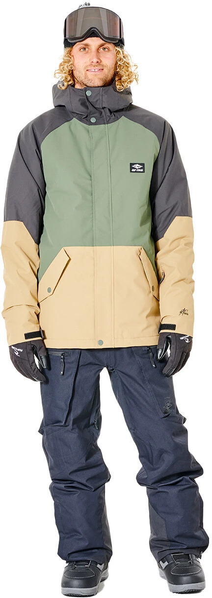 Rip Curl Notch Up Snow Jacket Men, Olijf/beige 6 Rip Curl Notch Up Snow Jacket Men, Olijf/beige - Afbeelding 4