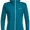 SALEWA Puez Aqua 3 Powertex Jas Dames, Blauw -TROLLKIDS Shop salewa puez aqua 3 powertex jacke damen malta 1