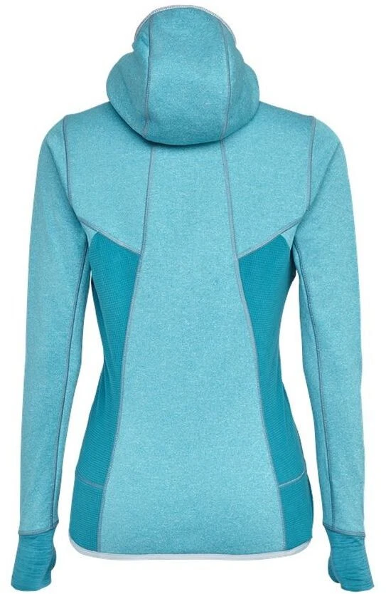 SALEWA Puez Hybrid Polalite Capuchon Trui Doorlopende Rits Dames, Roze 4 SALEWA Puez Hybrid Polalite Capuchon Trui Doorlopende Rits Dames, Roze - Afbeelding 2