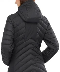 Salomon Transition Down Hoodie Women, Zwart -TROLLKIDS Shop salomon transition down hoodie women black 3