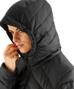 Salomon Transition Down Hoodie Women, Zwart -TROLLKIDS Shop salomon transition down hoodie women black 4