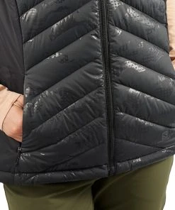 Salomon Transition Down Vest Women, Zwart -TROLLKIDS Shop salomon transition down vest women black he 7