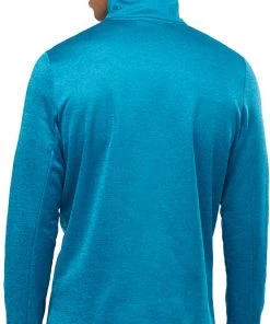 Salomon Transition Full Zip Mid Fleecejacket Men, Turquoise 11 Salomon Transition Full Zip Mid Fleecejacket Men, Turquoise -TROLLKIDS Shop salomon transition full zip mid fleecejacket men barrier reef heather 4