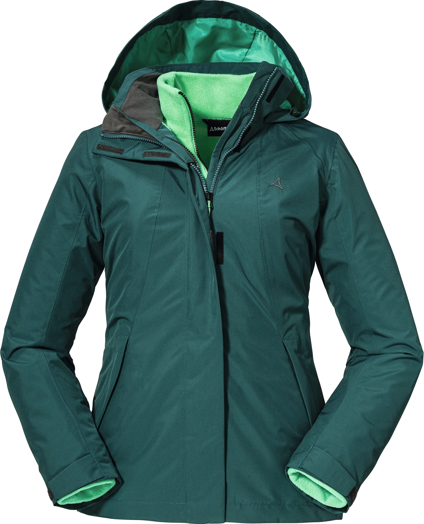Schöffel Schöffel Partinello 3in1 Jacket Women, Rood 3 Schöffel Schöffel Partinello 3in1 Jacket Women, Rood