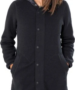 Super.natural Combustion Coat Women, Zwart -TROLLKIDS Shop supernatural combustion coat women jet black 3