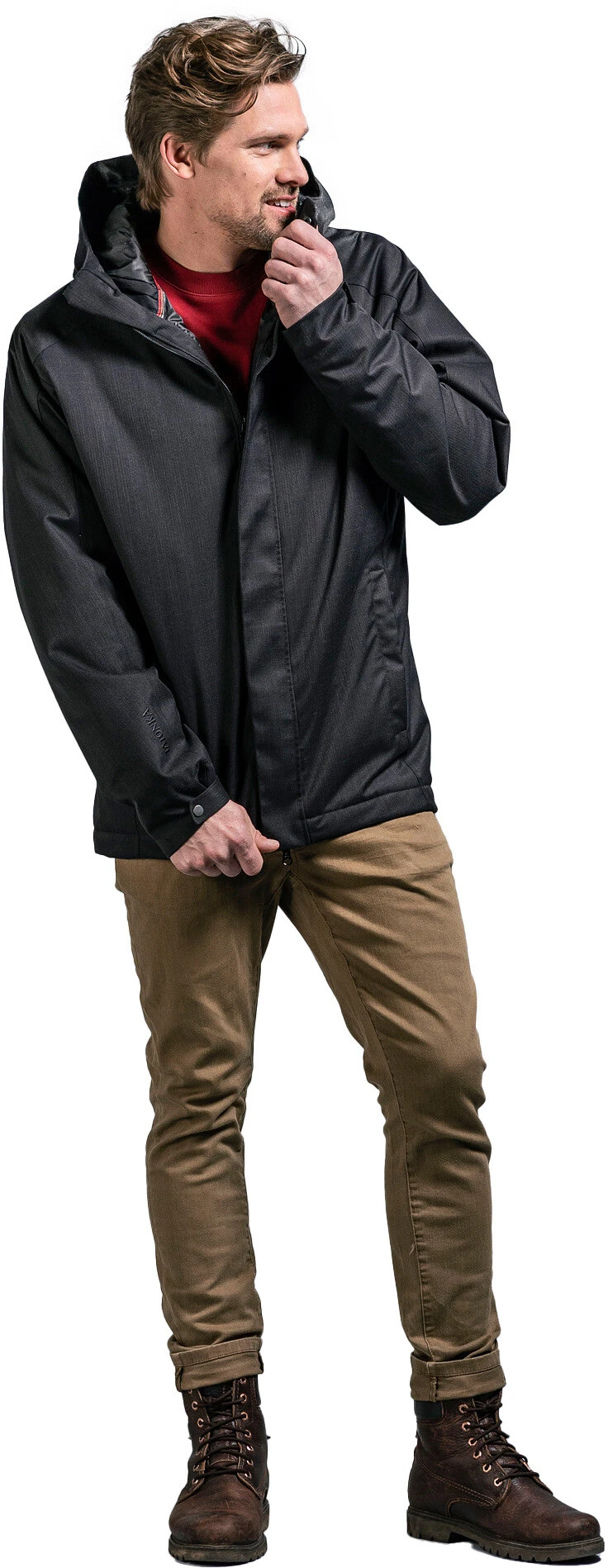 Tatonka Jonno Hooded Jacket Men, Groen 5 Tatonka Jonno Hooded Jacket Men, Groen - Afbeelding 3