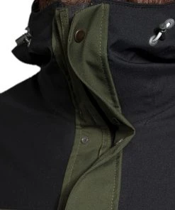 Tatonka Stir Parka Met Capuchon Heren, Zwart -TROLLKIDS Shop tatonka stir hooded parka men dark black green 5