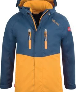 TROLLKIDS Bryggen 3-in-1 Jas Kinderen, Groen/blauw