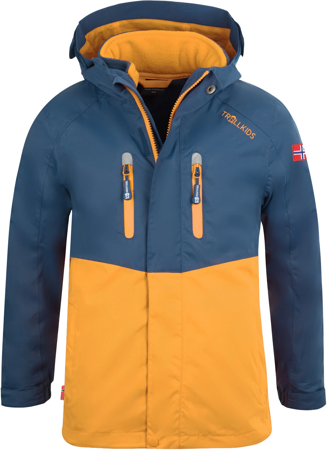 TROLLKIDS Bryggen 3-in-1 Jas Kinderen, Groen/blauw 3 TROLLKIDS Bryggen 3-in-1 Jas Kinderen, Groen/blauw