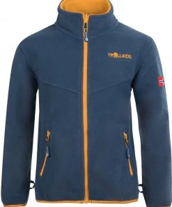 TROLLKIDS Bryggen 3-in-1 Jas Kinderen, Groen/blauw 8 TROLLKIDS Bryggen 3-in-1 Jas Kinderen, Groen/blauw -TROLLKIDS Shop trollkids bryggen 3in1 jacket kids mystic blue golden yellow 3