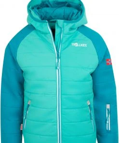 TROLLKIDS Hafjell Pro Sneeuwjas Kinderen, Bruin/blauw