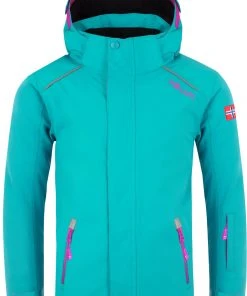 TROLLKIDS Holmenkollen PRO Sneeuwjas Kinderen, Turquoise