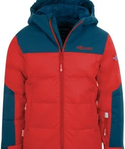 TROLLKIDS Narvik XT Jas Kinderen, Rood/blauw