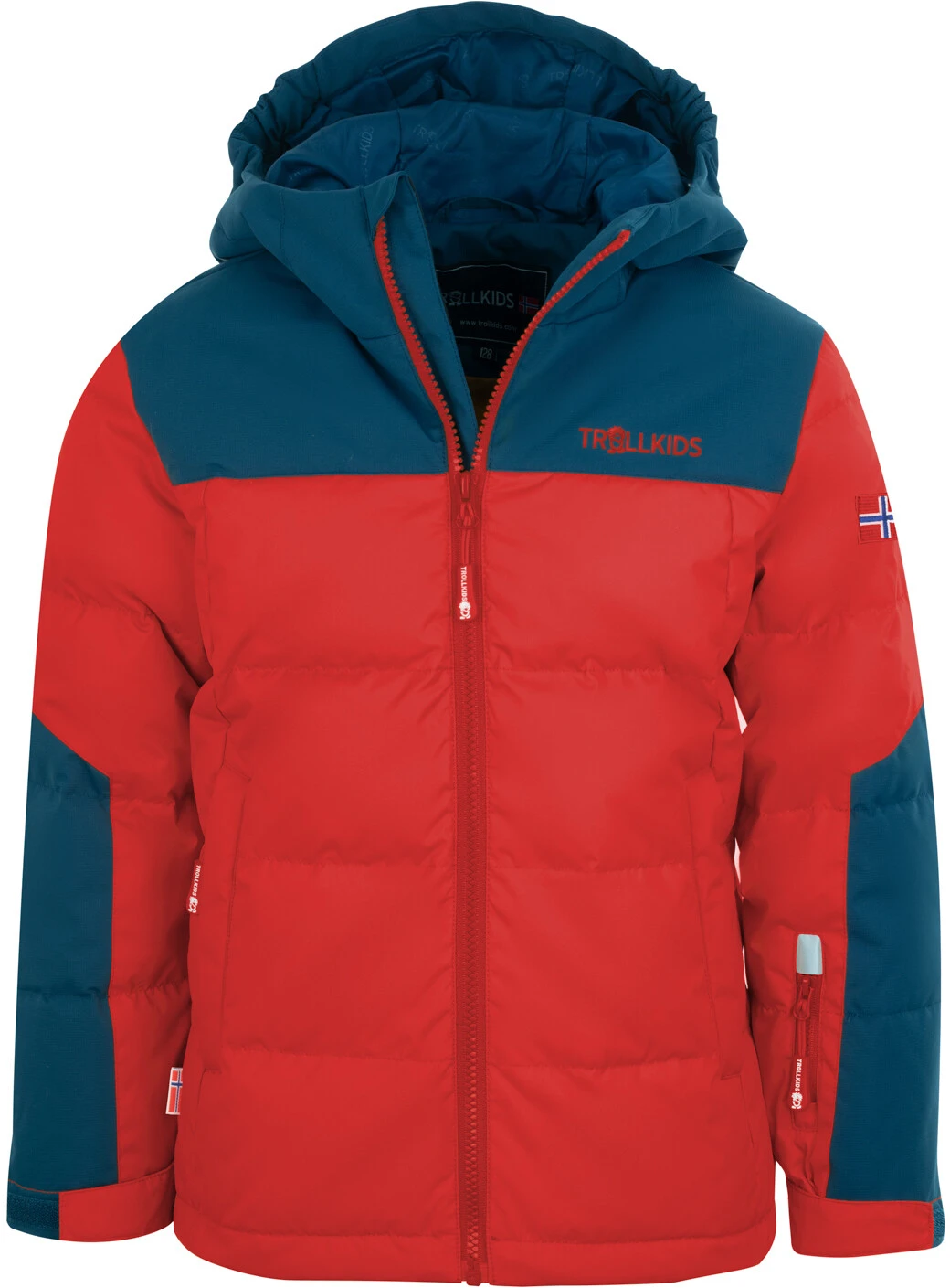 TROLLKIDS Narvik XT Jas Kinderen, Geel/blauw 3 TROLLKIDS Narvik XT Jas Kinderen, Geel/blauw