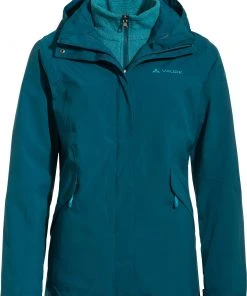 VAUDE Rosemoor 3in1 Jacket Women, Blauw