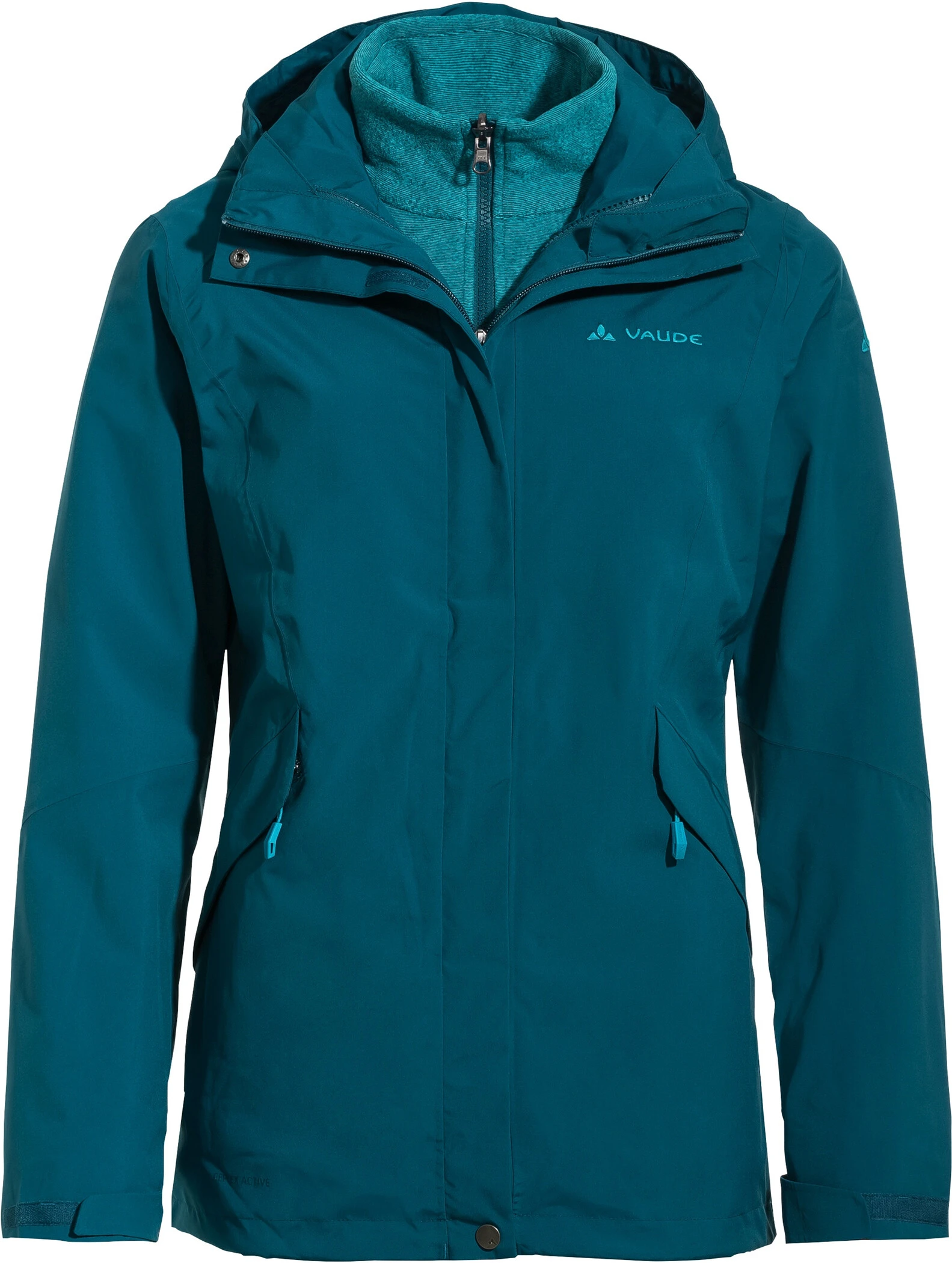 VAUDE Rosemoor 3in1 Jacket Women, Blauw 3 VAUDE Rosemoor 3in1 Jacket Women, Blauw
