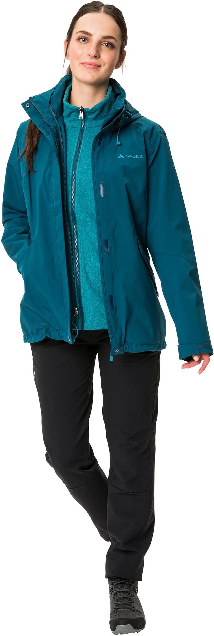 VAUDE Rosemoor 3in1 Jacket Women, Blauw 7 VAUDE Rosemoor 3in1 Jacket Women, Blauw - Afbeelding 5