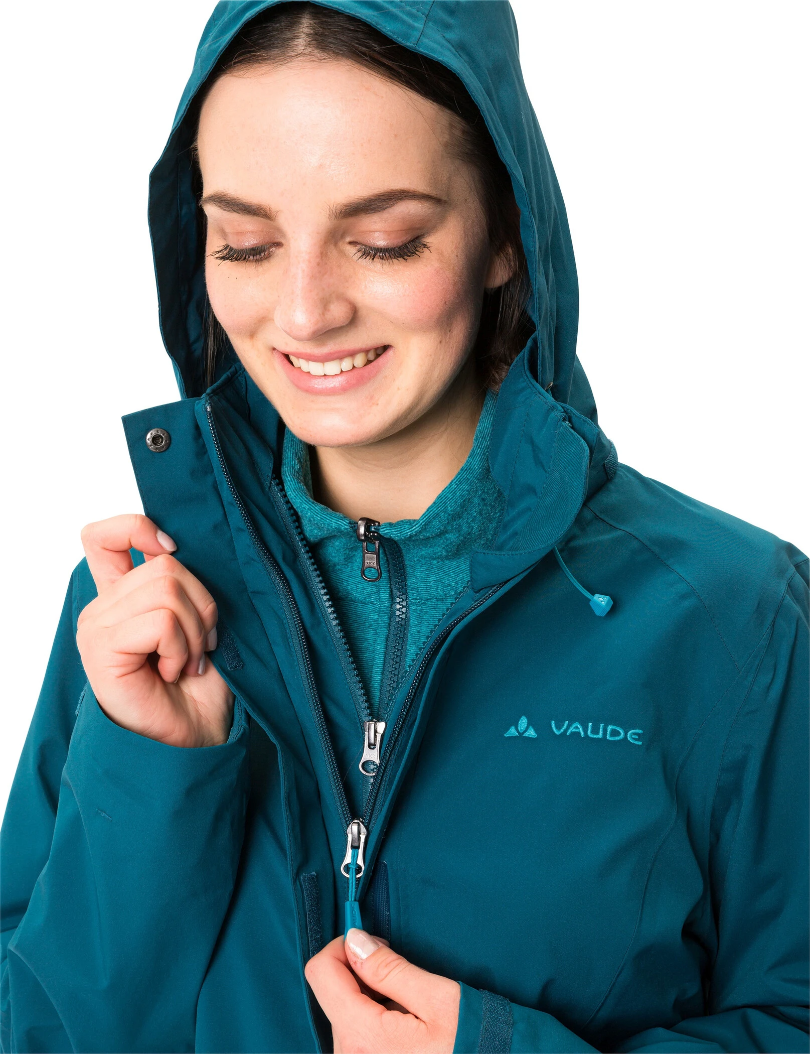 VAUDE Rosemoor 3in1 Jacket Women, Blauw 9 VAUDE Rosemoor 3in1 Jacket Women, Blauw - Afbeelding 7