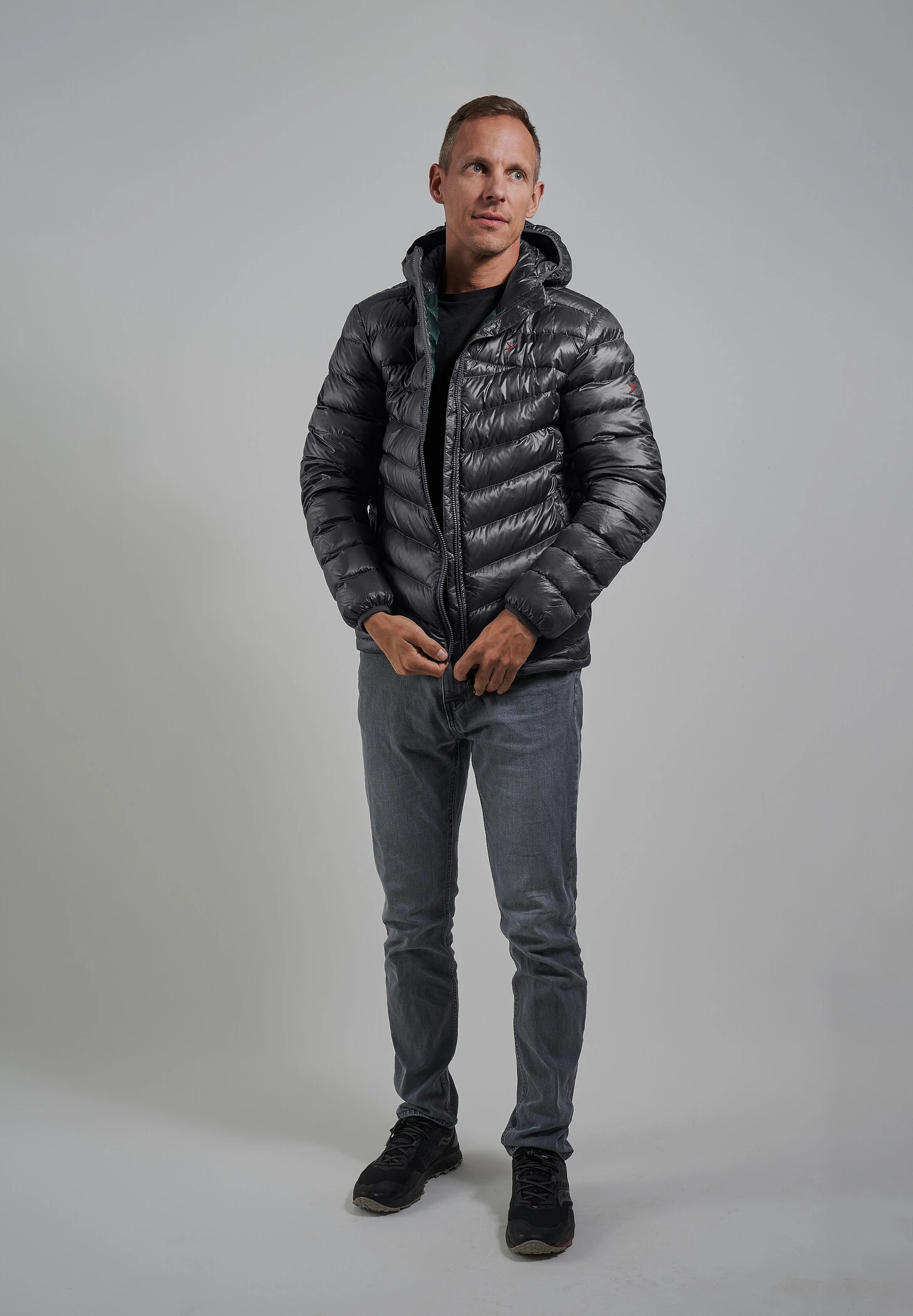 Y By Nordisk Payne Hooded Down Jacket Men, Zwart 5 Y By Nordisk Payne Hooded Down Jacket Men, Zwart - Afbeelding 3